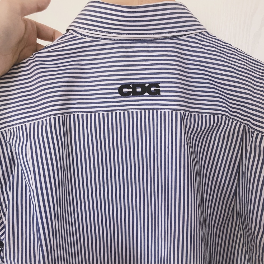 Comme Des Garçons CDG striped button up shirt